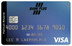 Bank Plus Visa Platinum Rewards Card
